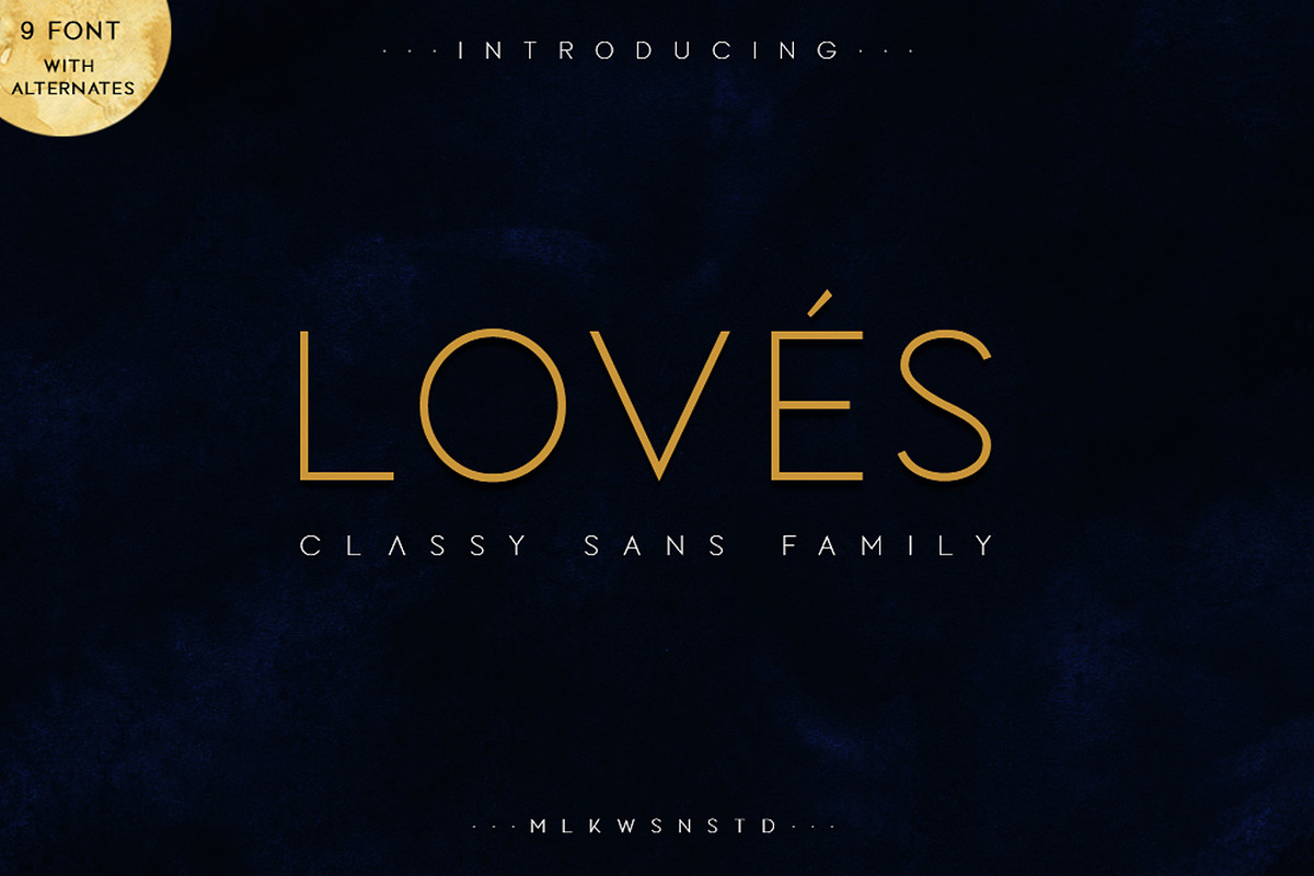 LOVES - Classy Sans Family in Love Fonts - product preview 8
