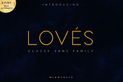 LOVES - Classy Sans Family