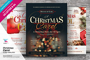 Christmas Carol Flyer Templates