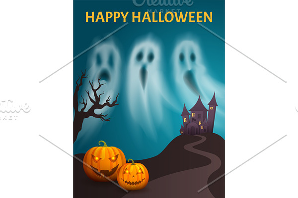 Happy Halloween Spooky Castle Hill