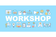 Business workshop concepts banner