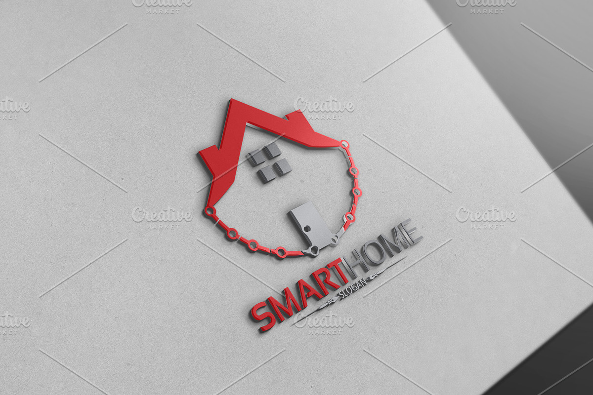 Smart Home Logo in Logo Templates - product preview 8