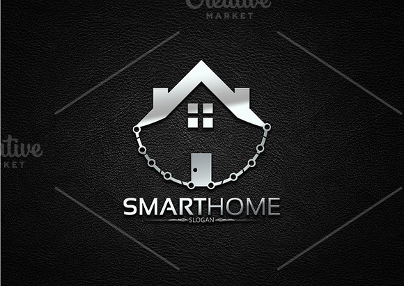 Smart Home Logo in Logo Templates - product preview 2