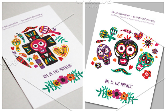 Holiday - Day of The Dead in Illustrations - product preview 10