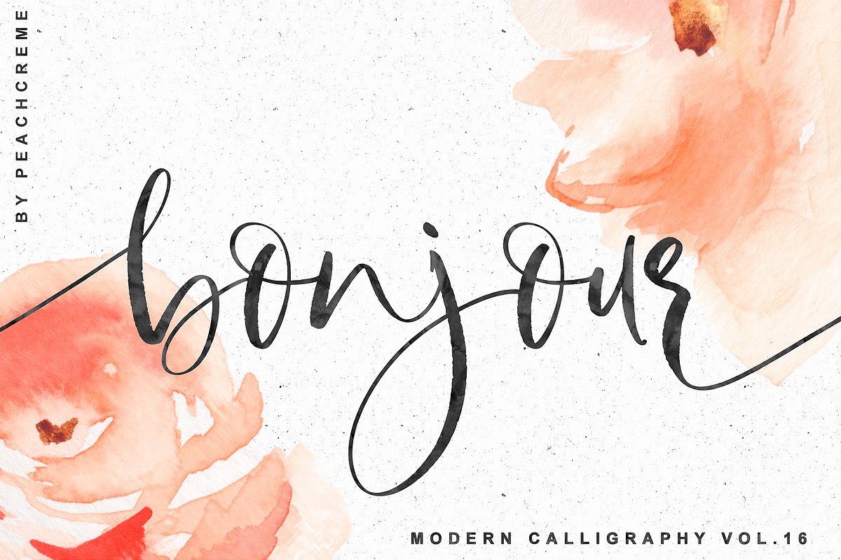 Bonjour // Modern Calligraphy in Modern Fonts - product preview 8