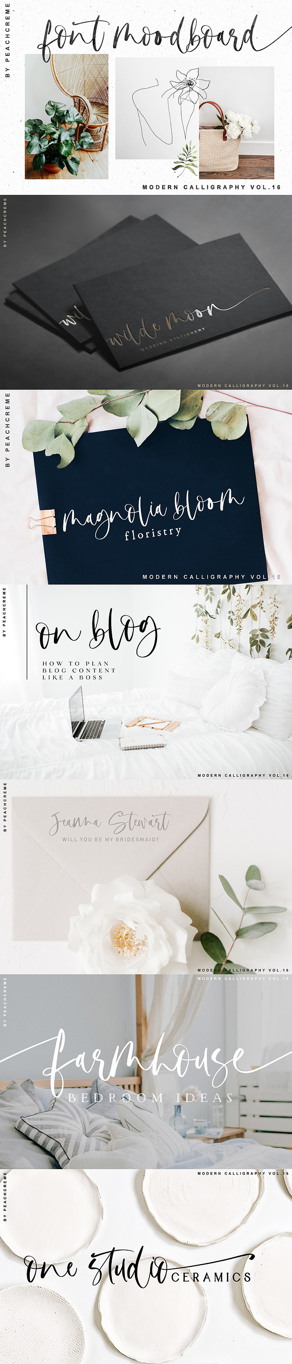 Bonjour // Modern Calligraphy in Modern Fonts - product preview 1