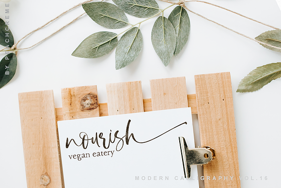Bonjour // Modern Calligraphy in Modern Fonts - product preview 19