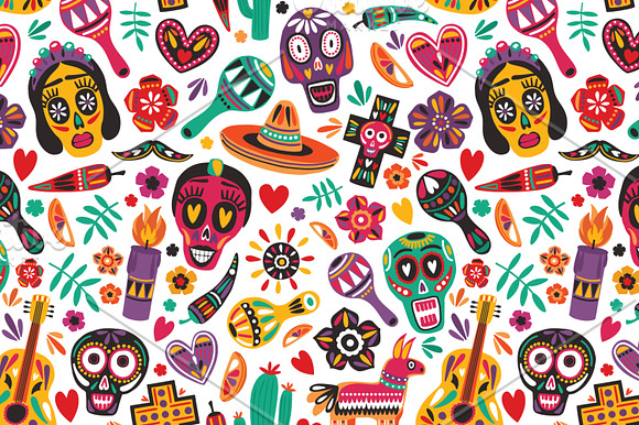 Holiday decorated by Mexican style in Patterns - product preview 2