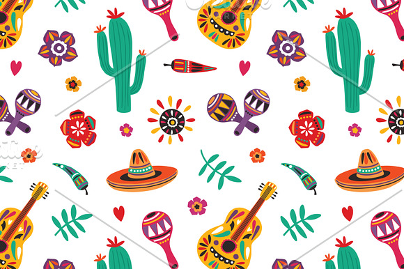 Holiday decorated by Mexican style in Patterns - product preview 6