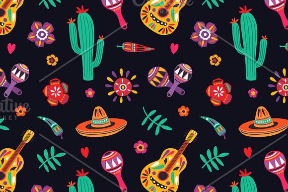 Holiday decorated by Mexican style in Patterns - product preview 7