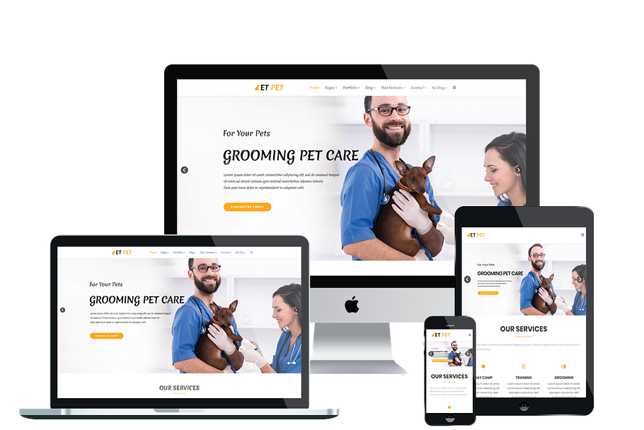 ET Pet - Animal Website template in Joomla Themes - product preview 8