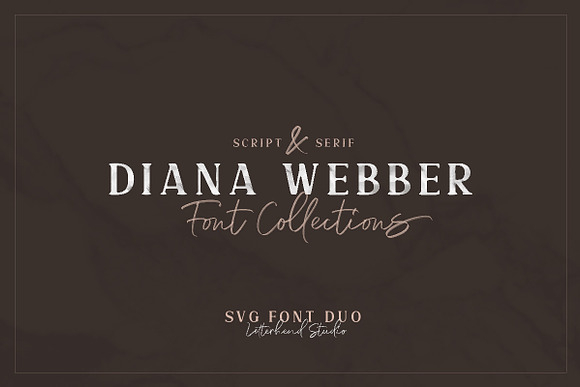 Diana Webber - SVG Font Duo in Professional Fonts - product preview 1