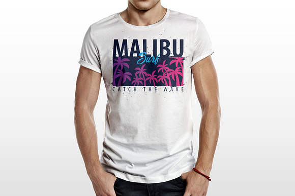 42 Surfing T-Shirt Prints in Illustrations - product preview 3