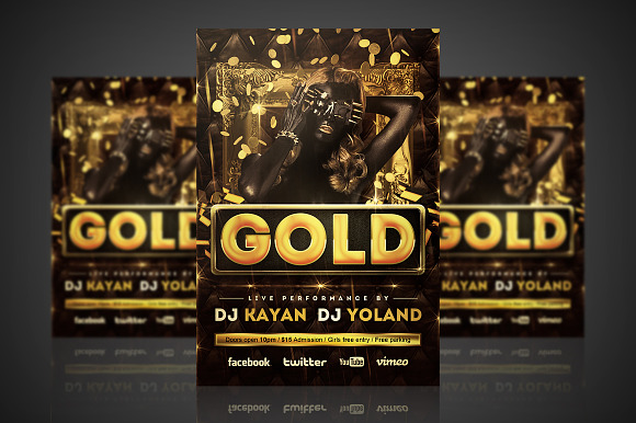 Gold - Flyer / Poster in Flyer Templates - product preview 1