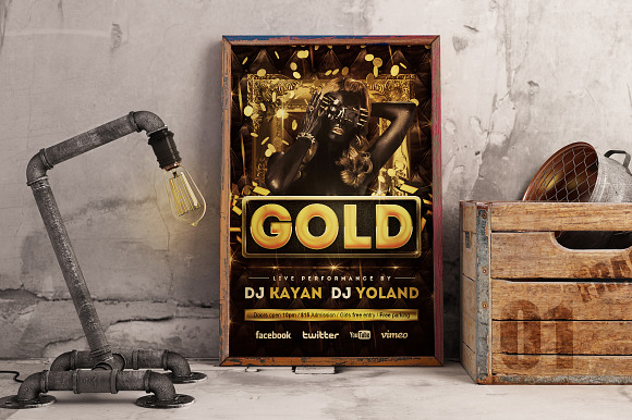 Gold - Flyer / Poster in Flyer Templates - product preview 7
