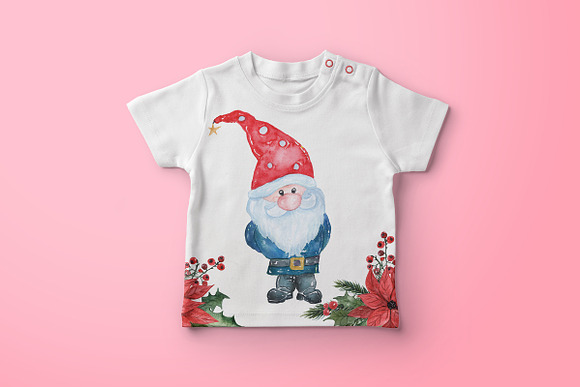 Watercolor Christmas Cars in Illustrations - product preview 5