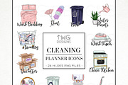 To Do Planner Task Icons Cleaning