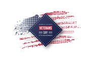 Veterans Day greeting card.
