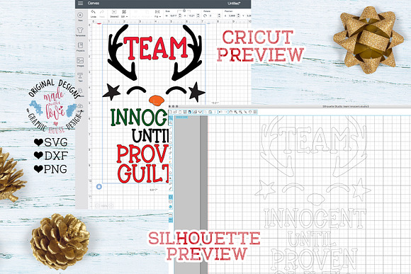 Team Innocent Christmas SVG in Illustrations - product preview 1