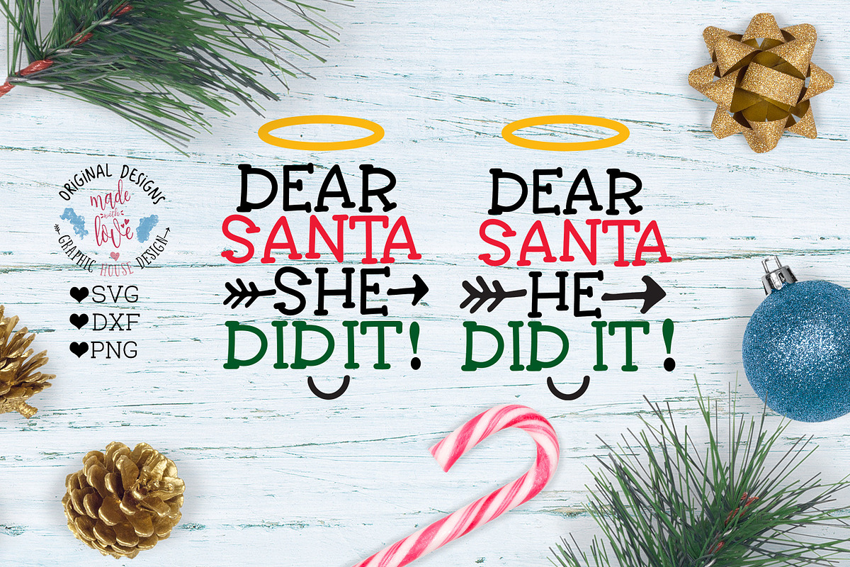 Dear Santa He She Did it in Illustrations - product preview 8