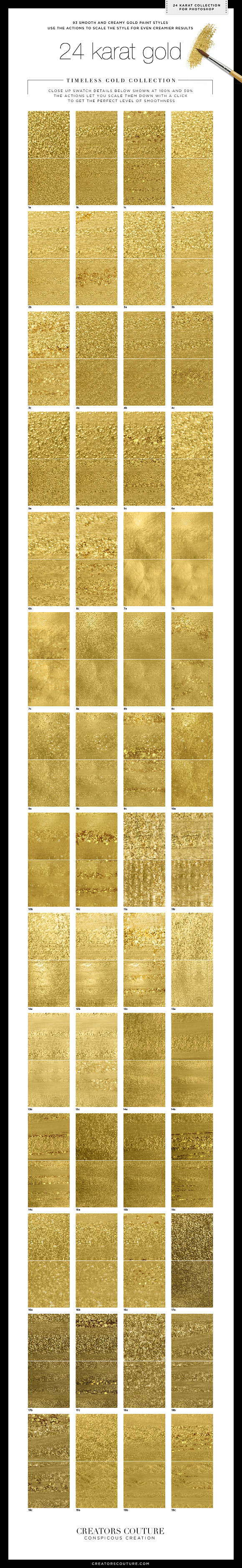 Liquid Gold Paint Textures+Styles PS in Photoshop Layer Styles - product preview 2