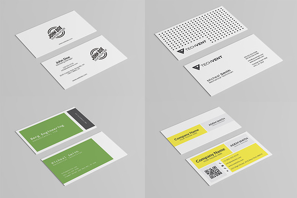 12 Minimal Business Card Templates in Business Card Templates - product preview 2