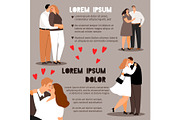 Couple in love info poster