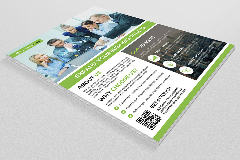 Business Flyer template -V81 in Flyer Templates - product preview 8