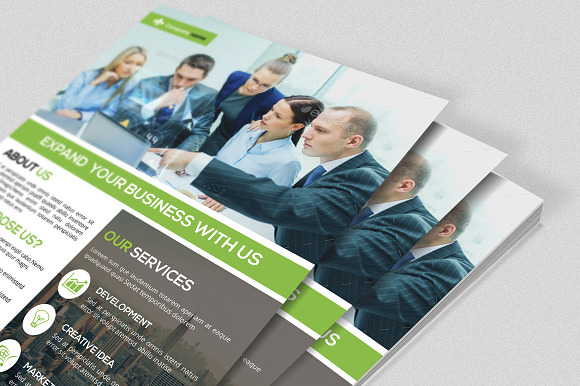 Business Flyer template -V81 in Flyer Templates - product preview 2