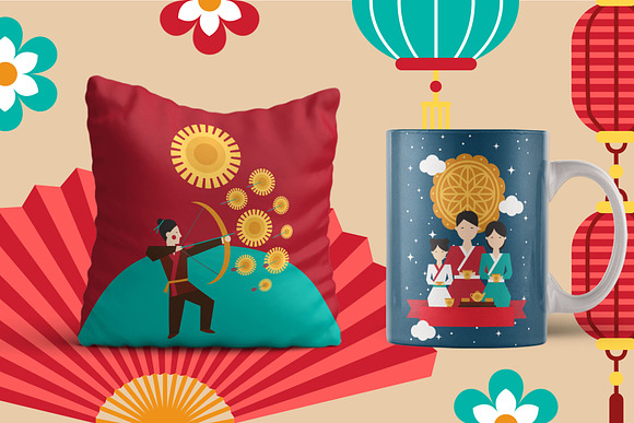 Mid Autumn Festival - China folk kit in Illustrations - product preview 5