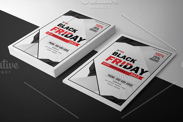 Black Friday Sale Flyer-V886