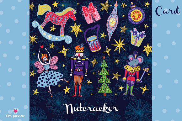 Nutcracker. Christmas story. in Patterns - product preview 12