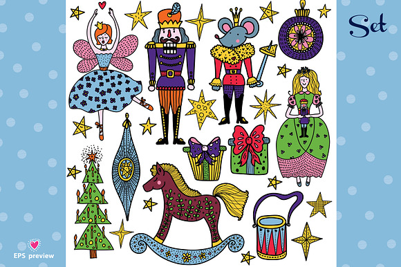 Nutcracker. Christmas story. in Patterns - product preview 22