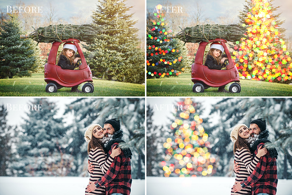 Christmas Trees photo overlays in Add-Ons - product preview 2