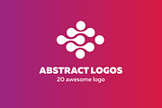 20 abstract logo