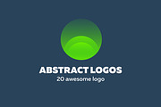 20 abstract logo