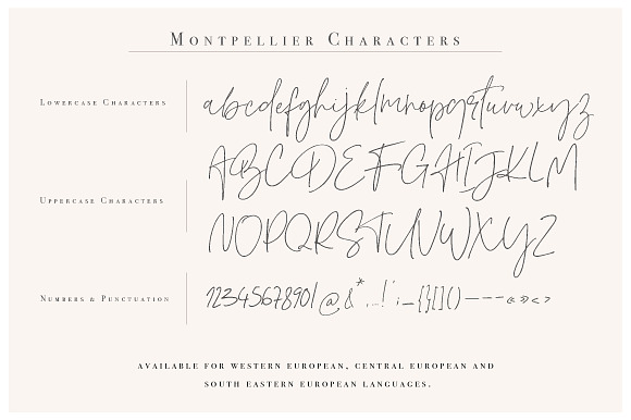 Montpellier | Signature Font in Signature Fonts - product preview 8