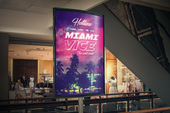 Miami Vice - Flyer / Poster in Flyer Templates - product preview 3