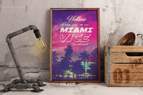 Miami Vice - Flyer / Poster in Flyer Templates - product preview 7
