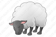 Sheep Animal Cartoon Character