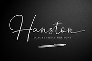 Hanston | Signature Font