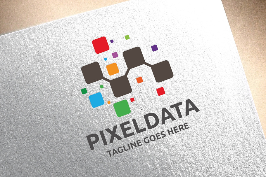 Pixel Data Logo in Logo Templates - product preview 8