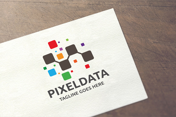 Pixel Data Logo in Logo Templates - product preview 2