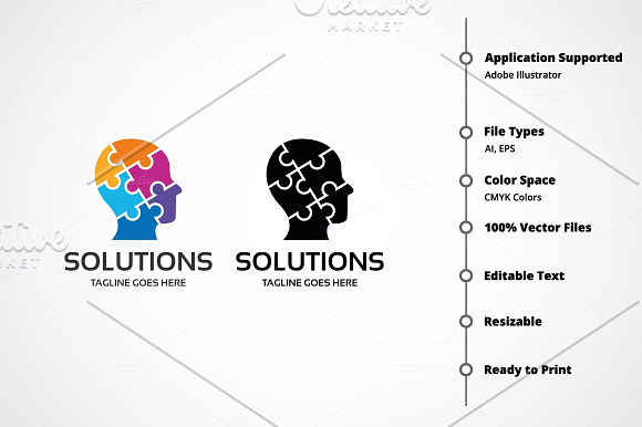 Solutions Logo in Logo Templates - product preview 6