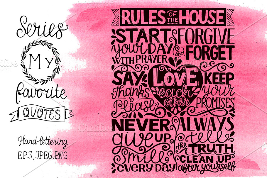 Rules of the HOUSE