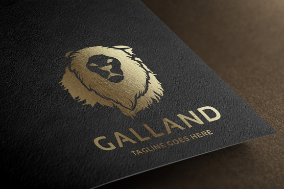 Galland Lion Logo in Logo Templates - product preview 1