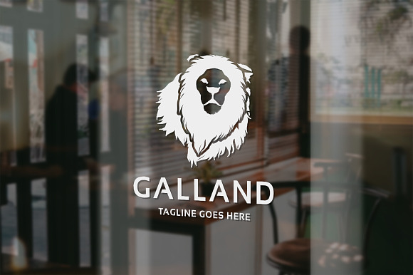 Galland Lion Logo in Logo Templates - product preview 2