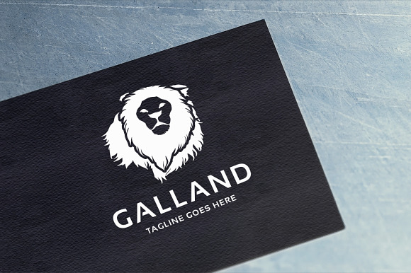 Galland Lion Logo in Logo Templates - product preview 4