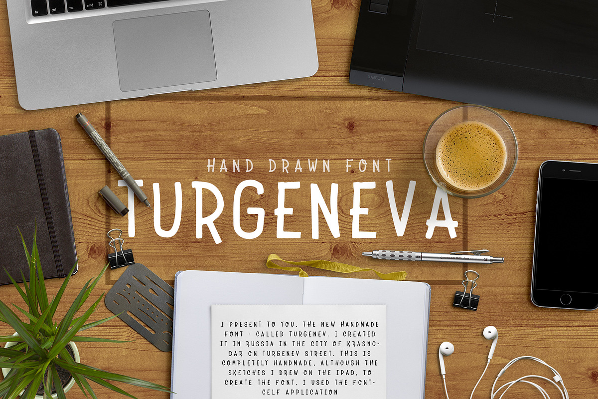 Turgeneva Handdrawn Font in Display Fonts - product preview 8