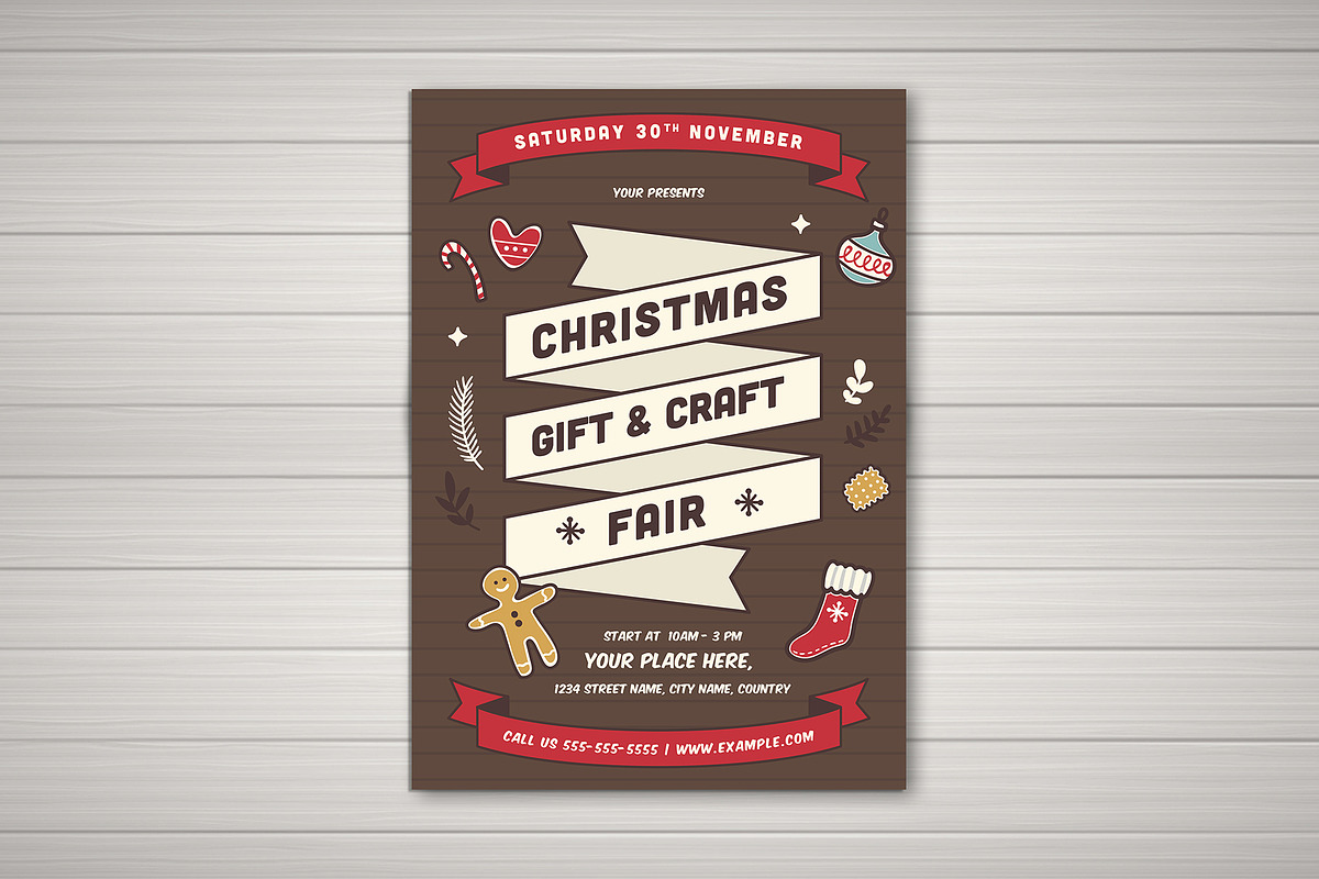 Christmas Fair Flyer in Flyer Templates - product preview 8